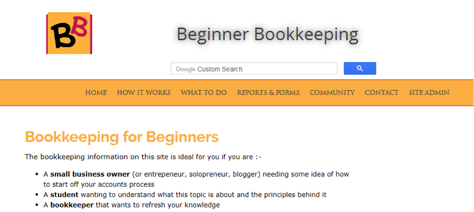 Beginner Bookkeeping